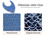 Bavoir Minimaliste en coton et ratine de bambou Boutique Tartine