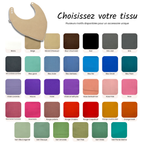 Bavoir Uni en coton et ratine de bambou Boutique Tartine