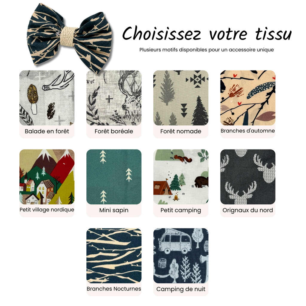 Boucle à cheveux Foret Boutique Tartine
