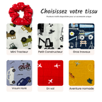 Chouchou enfant coton Véhicule Boutique Tartine