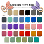 Jouet dentition - Oreille de lapin Uni Boutique Tartine