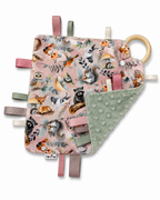 Doudou étiquettes animal en minky Boutique Tartine