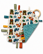 Doudou étiquettes animal en minky Boutique Tartine