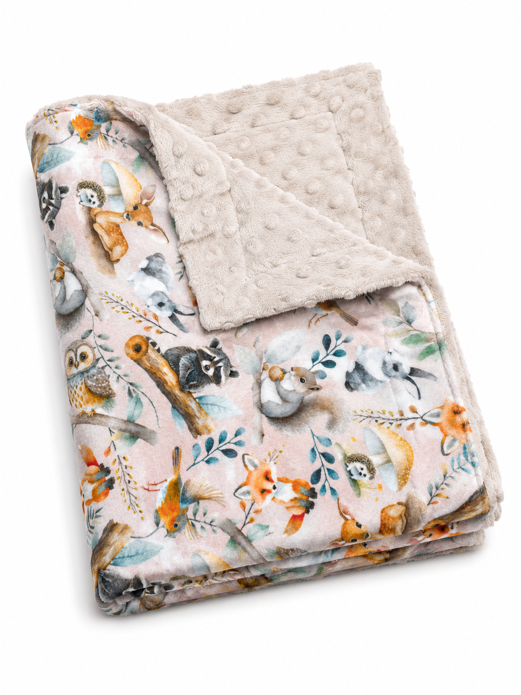 Couverture minky - Forêt Rosée Boutique Tartine Inc.