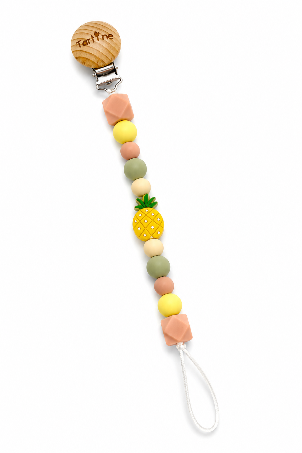 Attache à suce Ananas Tropical Pastel Boutique Tartine