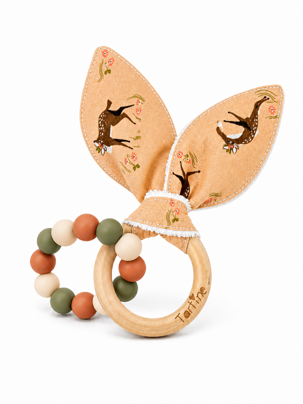Jouet dentition - Oreille de lapin animal Boutique Tartine Biche