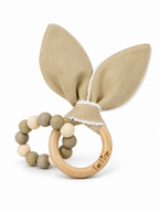 Jouet dentition - Oreille de lapin Uni Boutique Tartine Blond cheveux