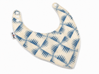 Bavoir Chic en coton et ratine de bambou Boutique Tartine Personnalisé / Brise Nordique