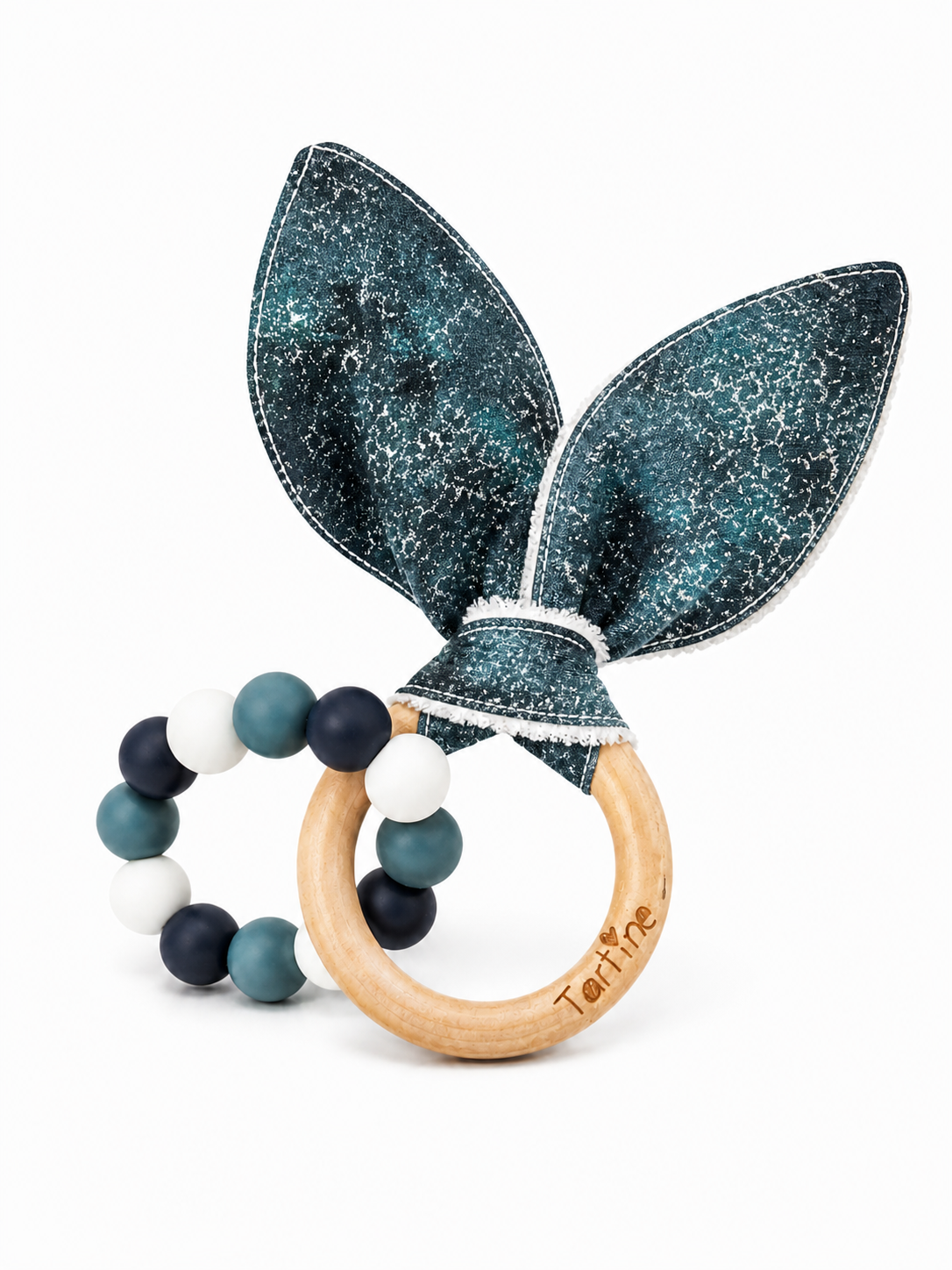 Jouet dentition - Oreille de lapin Chic Boutique Tartine Brume Boréale