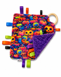 Doudou étiquettes Halloween en minky