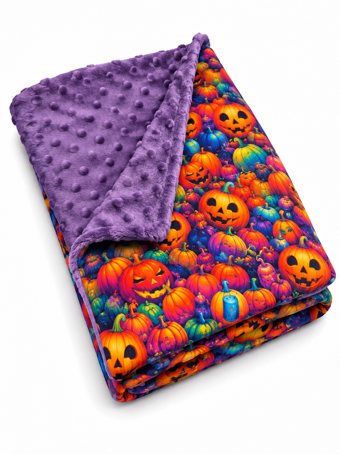Couverture minky Halloween