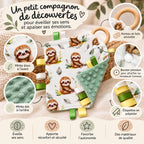 Doudou étiquettes Paresseux