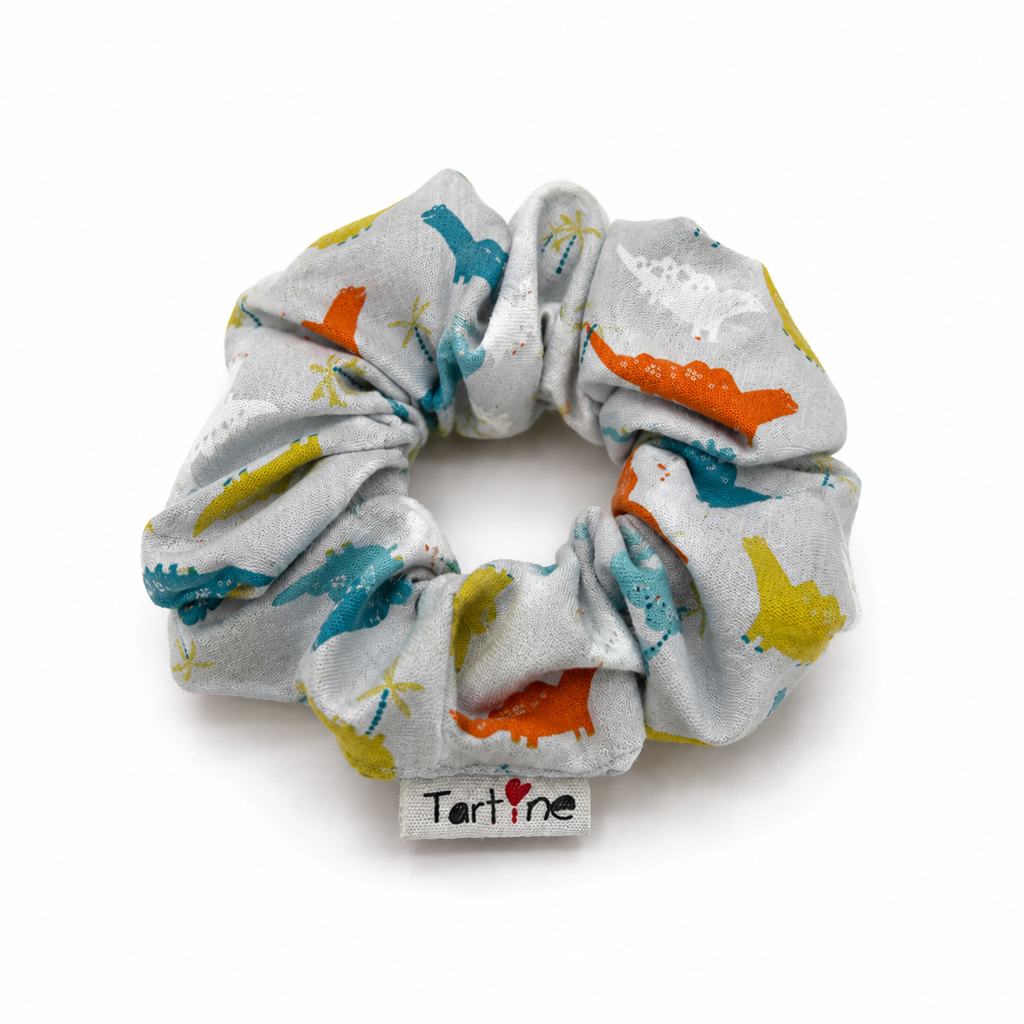 Chouchou adulte en coton animal Boutique Tartine Dino palmier