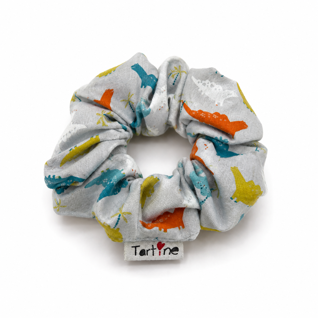 Chouchou adulte en coton animal Boutique Tartine Dino palmier