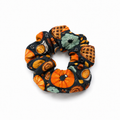 Chouchou enfant Halloween en coton motif Fall Lover avec citrouilles