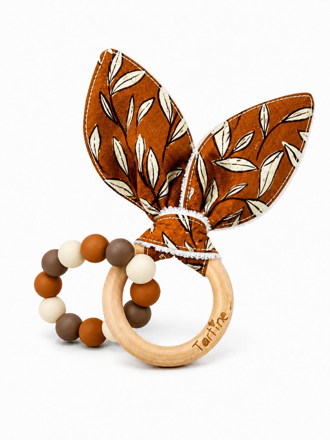Jouet dentition - Oreille de lapin Floral Boutique Tartine