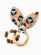 Jouet dentition - Oreille de lapin Floral Boutique Tartine
