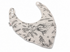 Bavoir Forêt en coton et ratine de bambou Boutique Tartine Forêt boréal / Simple