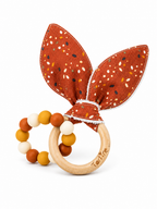 Jouet dentition - Oreille de lapin Floral Boutique Tartine