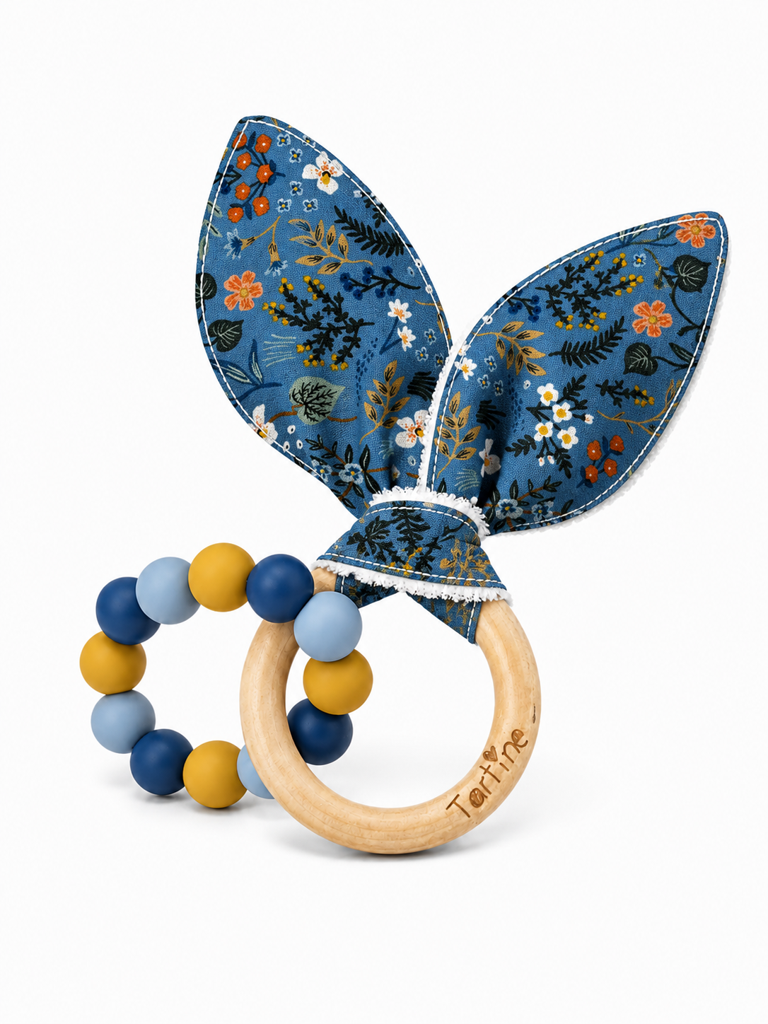 Jouet dentition - Oreille de lapin Floral Boutique Tartine