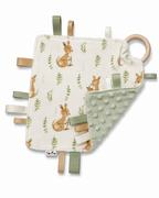 Doudou étiquettes animal en minky Boutique Tartine
