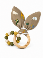 Jouet dentition - Oreille de lapin animal Boutique Tartine La savane