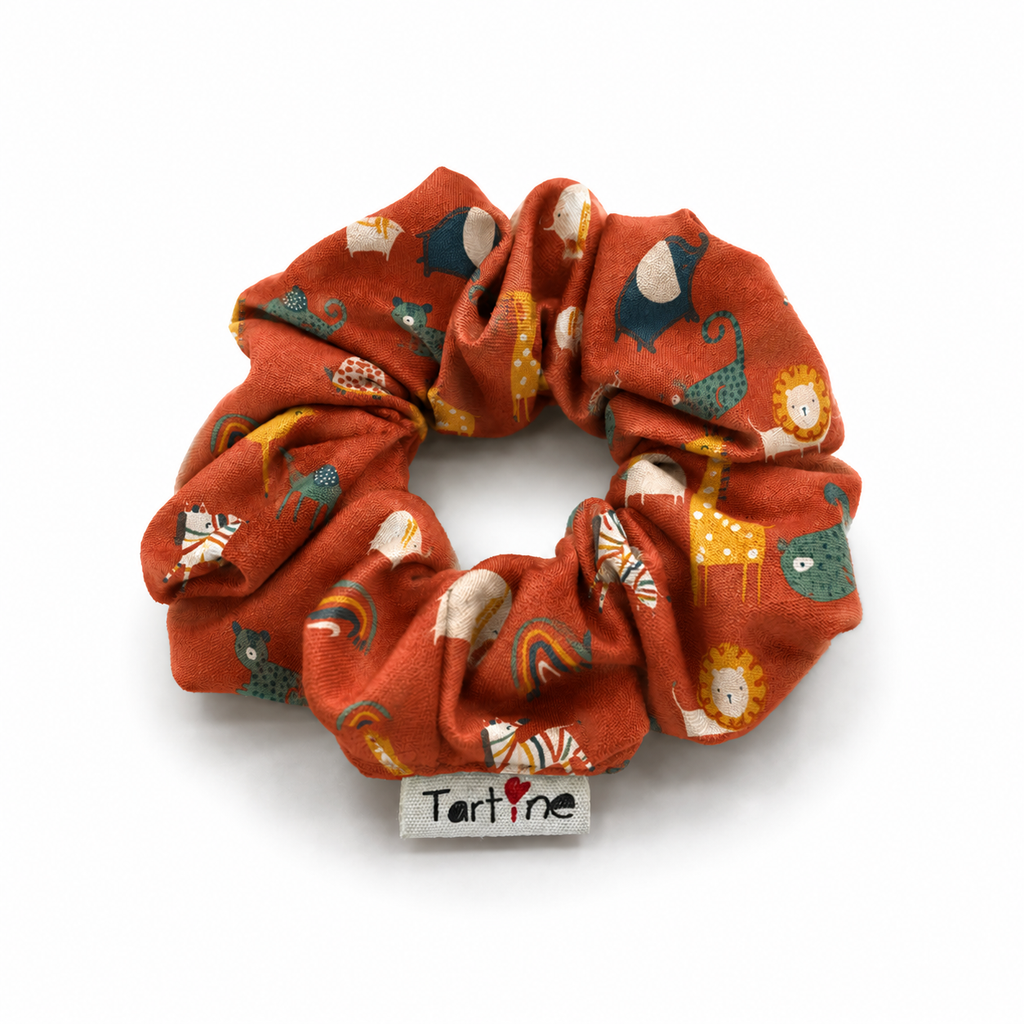 Chouchou adulte en coton animal Boutique Tartine La savane 2