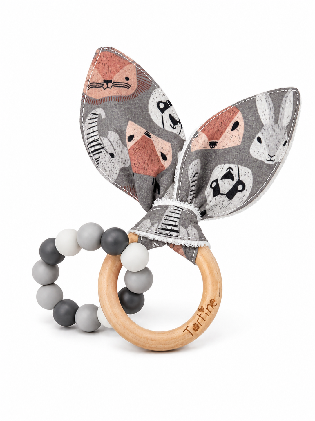 Jouet dentition - Oreille de lapin animal Boutique Tartine Les animaux