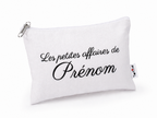 Pochette / Trousse Personnalisée - " Les petites affaires de..." Boutique Tartine 