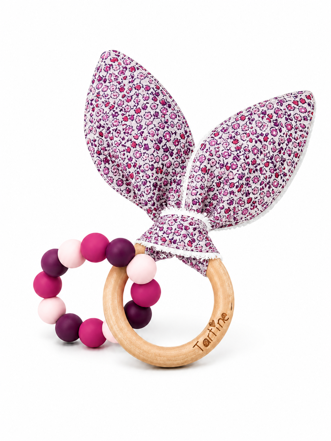 Jouet dentition - Oreille de lapin Floral Boutique Tartine