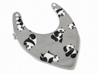 Bavoir animal en coton et ratine de bambou Boutique Tartine Personnalisé / Panda