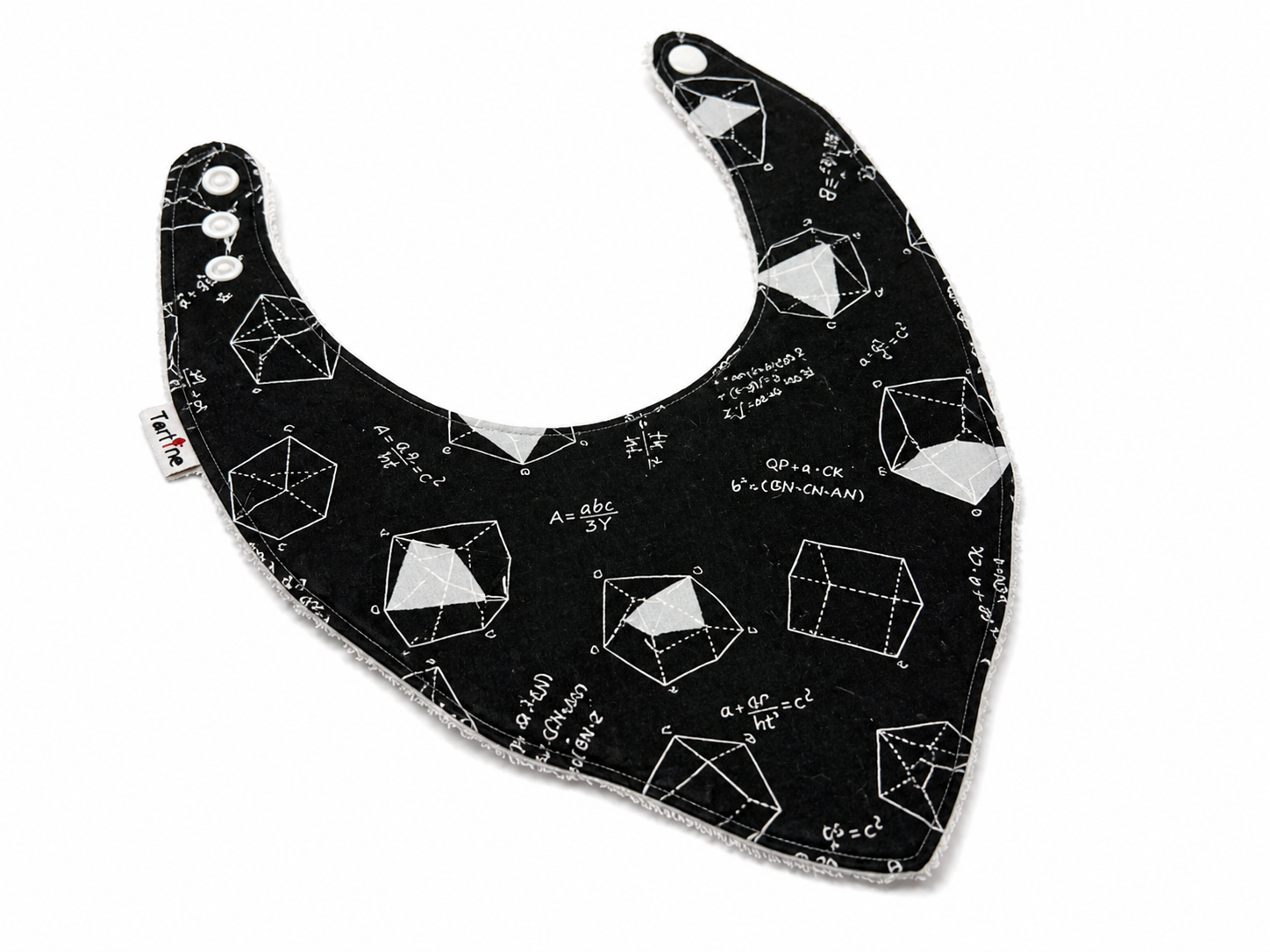 Bavoir Petit Génie en coton et ratine de bambou Boutique Tartine Personnalisé / Petit Génie
