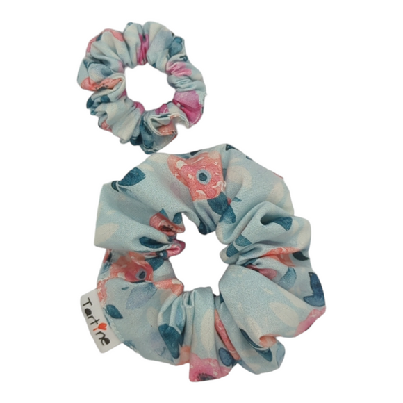 AVRIL -  Chouchou pour cheveux adultes et enfant - Scrunchy - twinnning mère fille