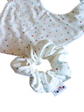 Nouveau: Bavoir absorbant pour bébé - POIS PASTEL