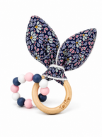 Jouet dentition - Oreille de lapin Floral Boutique Tartine