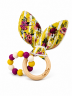 Jouet dentition - Oreille de lapin Floral Boutique Tartine