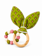 Jouet dentition - Oreille de lapin Floral Boutique Tartine