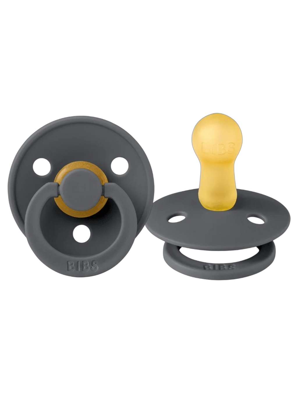 Suce BIBS Couleur / BIBS Colour Pacifier - Boutique Tartine, accessoires pour maman, bébé et enfants Iron / Ronde / 3 : 18+ mois