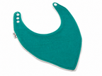 Bavoir Uni en coton et ratine de bambou Boutique Tartine Personnalisé / Vert plante marine