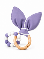 Jouet dentition - Oreille de lapin Uni Boutique Tartine Violet Lavande