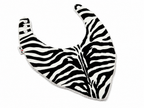 Bavoir animal en coton et ratine de bambou Boutique Tartine Personnalisé / Zebré