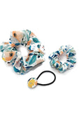 FLEURI -  Chouchou pour cheveux adultes et enfant - Scrunchy - twinnning mère fille