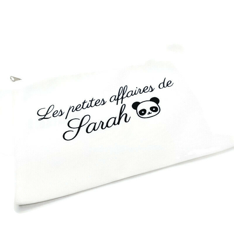 Pochette / Trousse Personnalisée - " Les petites affaires de..." Boutique Tartine