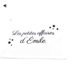 Pochette / Trousse Personnalisée - " Les petites affaires de..." Boutique Tartine