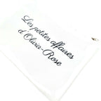 Pochette / Trousse Personnalisée - " Les petites affaires de..." Boutique Tartine